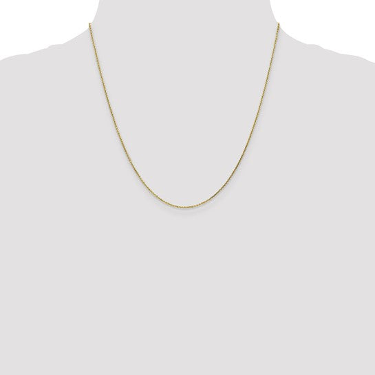 10-karat .95mm D/C Cable Chain