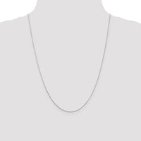 Thumbnail for 10karat WG .8mm D/C Cable with Lobster Clasp Chain