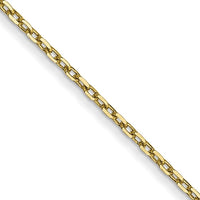 Thumbnail for 10karat .8mm D/C Cable with Spring Ring Clasp Chain