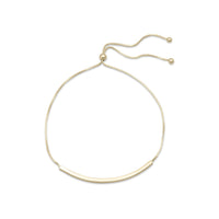 Thumbnail for 14 Karat Gold Plated Bar Friendship Bolo Bracelet
