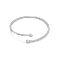 Thumbnail for Flex Bangle with Silver Bead Ends