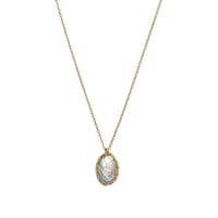 Thumbnail for 14/20 Gold Filled Woven Ancient Roman Glass Necklace