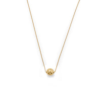 Thumbnail for 14 Karat Gold Plate Floating Bead Necklace