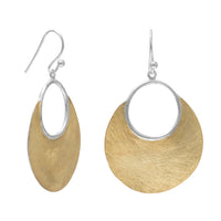 Thumbnail for 14 Karat Gold Plated Brushed Earrings
