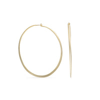 Thumbnail for 14 Karat Gold Plated Hoop Earrings