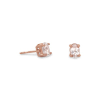 Thumbnail for 14 Karat Rose Gold Plated Morganite Earrings