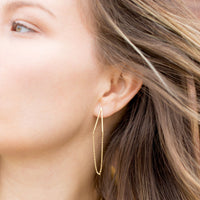 Thumbnail for 14 Karat Gold Plated Chain Drop Earrings