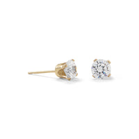 Thumbnail for 14/20 Gold Filled 5mm CZ Stud Earrings