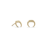 Thumbnail for 14 Karat Gold Plated Mini Crescent Studs
