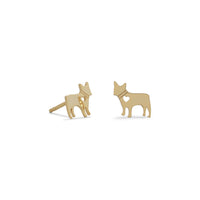Thumbnail for 14 Karat Gold Plated Darling Dog Studs