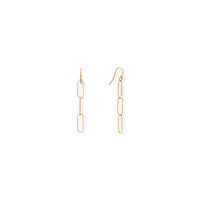 Thumbnail for 14/20 Gold Filled Paperclip French Wire Earrings