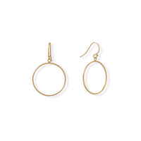 Thumbnail for 14/20 Gold Filled 25mm Circle Earrings