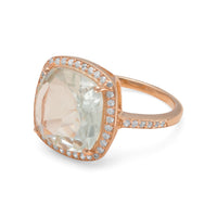 Thumbnail for 14K Rose Gold Plated Prasiolite Ring