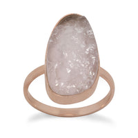 Thumbnail for 14 Karat Rose Gold Plated Rose Quartz Ring