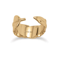 Thumbnail for 14 Karat Gold Plated Wrap Feather Ring