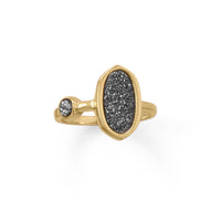 Thumbnail for 14 Karat Gold Plate Druzy Ring