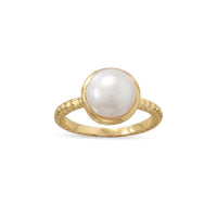 Thumbnail for 14 Karat Gold Plated Cultured Freshwater Pearl Ring