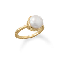 Thumbnail for 14 Karat Gold Plated Cultured Freshwater Pearl Ring