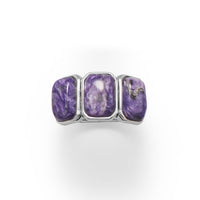 Thumbnail for Three Times A Charm! Charoite Ring