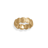 Thumbnail for 14 Karat Gold Plated Seashell Design Ring