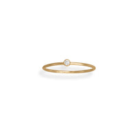 Thumbnail for 14/20 Gold Filled CZ Thin Ring