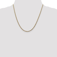 Thumbnail for 14-Karat 2.5mm Semi-Solid Curb Chain- 20