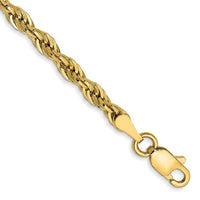 Thumbnail for 14-Karat 3.0mm Semi-Solid Rope Bracelet - 7