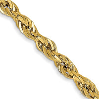 Thumbnail for 14-Karat 2.8mm Semi-Solid Rope Chain - 20