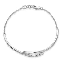 Thumbnail for 14-karat White Gold Fancy Round Diamond 7in w/.5in ext Bracelet