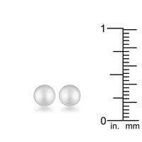 Thumbnail for Tina Rhodium Sphere Stud Earrings