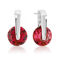 Thumbnail for Red CZ Elegance Earrings