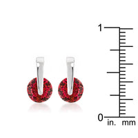 Thumbnail for Red CZ Elegance Earrings