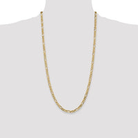Thumbnail for 14-Karat 4.75mm Flat Figaro Chain - 28