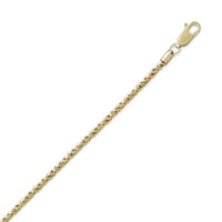 Thumbnail for 14/20 Gold Filled Reverse Twisted Rope Chain Necklace (2.1mm)