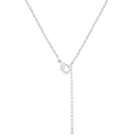Thumbnail for .35 ct CZ Rhodium Reindeer Pave Holiday Pendant