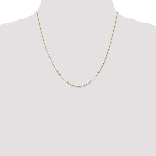 14-Karat .9mm Curb Pendant Chain - 20"