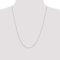 Thumbnail for 14-karat WG .6mm D/C Round Open Link Cable Chain