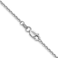 Thumbnail for 14-karat WG 1.45mm D/C Cable Chain