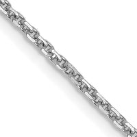 Thumbnail for 14-karat WG 1.45mm D/C Cable Chain