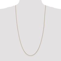 Thumbnail for 14-karat 1mm D/C Spiga with Lobster Clasp Chain