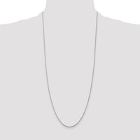 Thumbnail for 14-karat WG 1mm Spiga with Lobster Clasp Chain