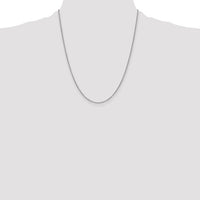Thumbnail for 14-karat WG 1.4mm Round Open Wide Link Cable Chain
