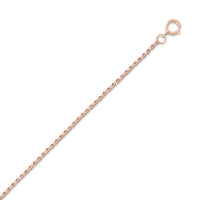 Thumbnail for 14/20 Pink Gold Filled 020 Rolo Chain Necklace (1mm)