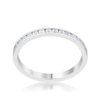 Thumbnail for Teresa 0.5ct Clear CZ Stainless Steel Eternity Band