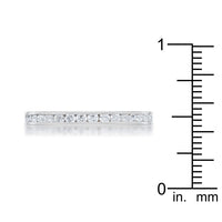 Thumbnail for Teresa 0.5ct Clear CZ Stainless Steel Eternity Band