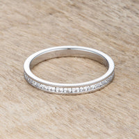 Thumbnail for Teresa 0.5ct Clear CZ Stainless Steel Eternity Band