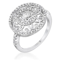 Thumbnail for .5 Ct Interlocking Circles Ring with CZ