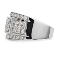 Thumbnail for 10-karat White Gold Lab Grown Diamond SI1/SI2, G H I, Men's Band