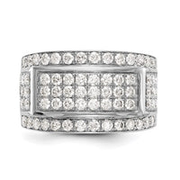 Thumbnail for 10-karat White Gold Lab Grown Diamond SI1/SI2, G H I, Men's Band