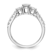 Thumbnail for 14-karat Lab Grown Diamond SI1/SI2, G H I, 3-Stone Plus Ring